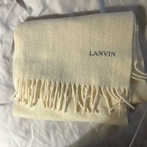 Lanvin × Vintage × Winter Session
Lanvin Cashmere Scarf / Muffler / Neckwear
